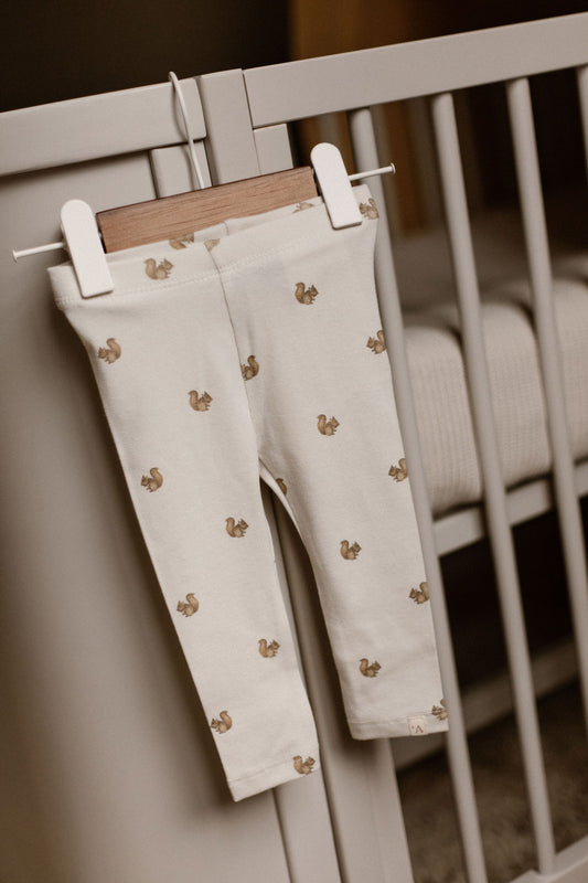Lil'Atelier - slim fit legging squirrel - turtledove