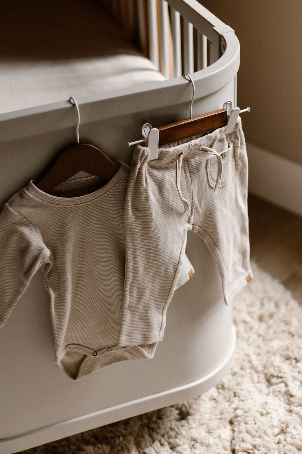 Lil'Atelier - loose pants - oxford tan stripe
