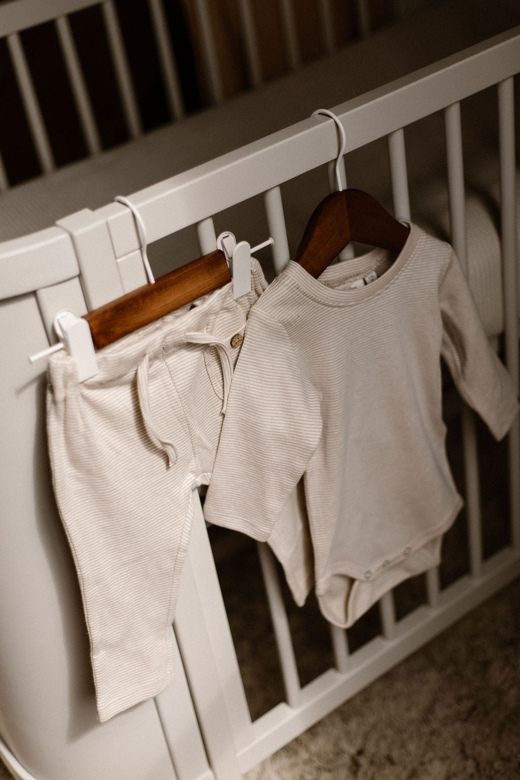 Lil'Atelier - longsleeve body - oxford tan stripe
