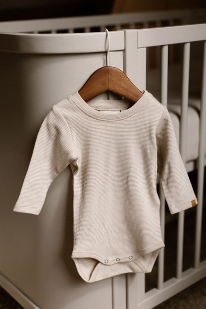Lil'Atelier - longsleeve body - oxford tan stripe