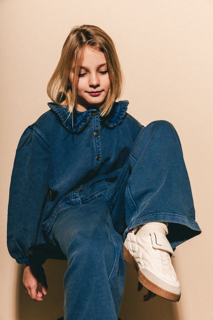 Labo - sweat blouse Mae - blue denim