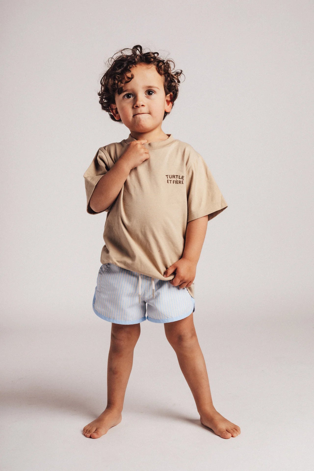 Baje Studio - shortsleeve Duke - taupe