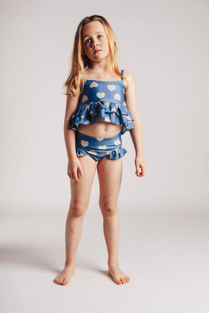 Baje Studio - bikini Ella - blue denim hearts