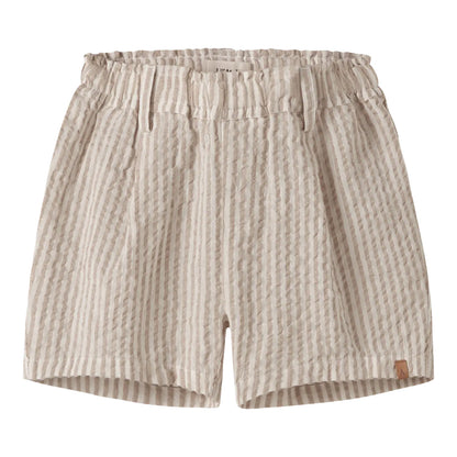 Lil'Atelier - seersucker shorts Fausto - stripe