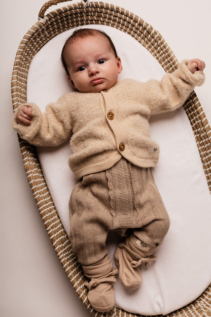COMING SOON' Baje Studio - wool cardigan Fechy - sand desert
