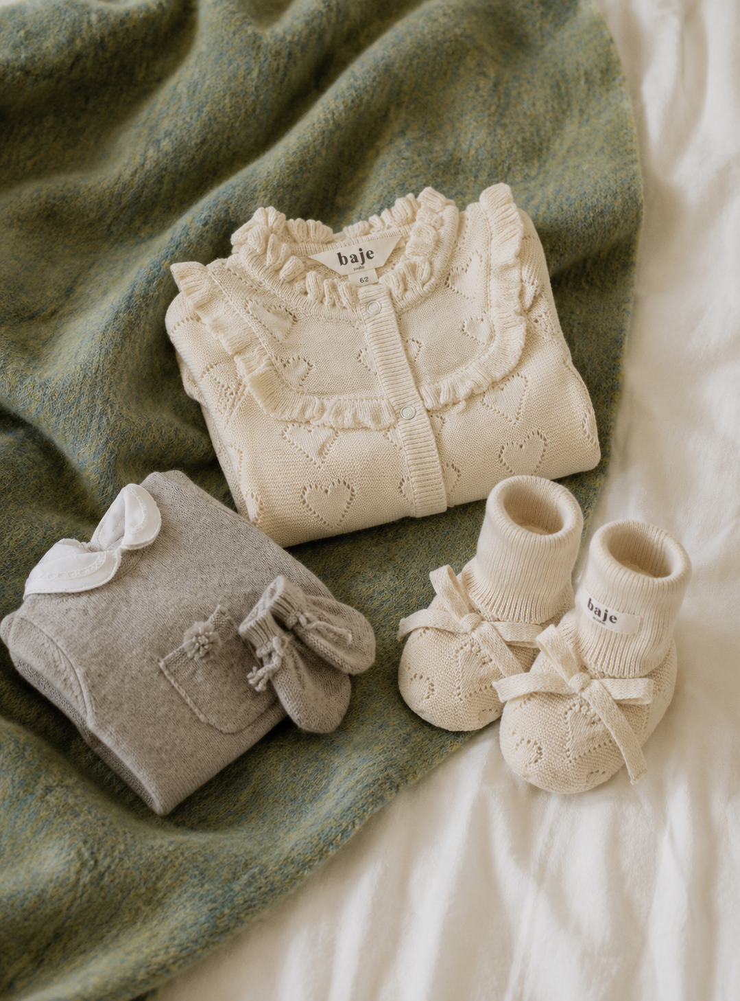 Baje Studio - booties Flo - crème oat