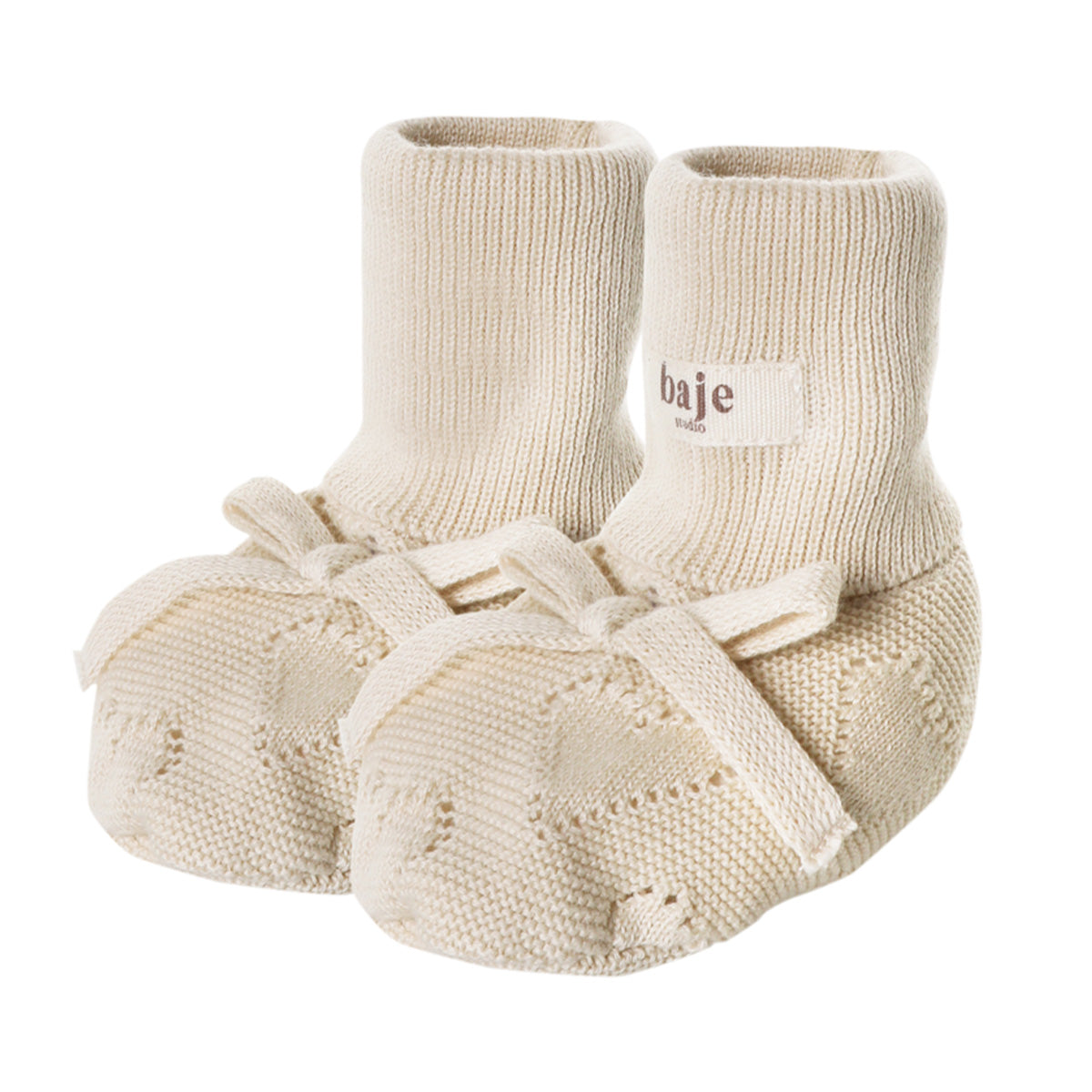 Baje Studio - booties Flo - crème oat