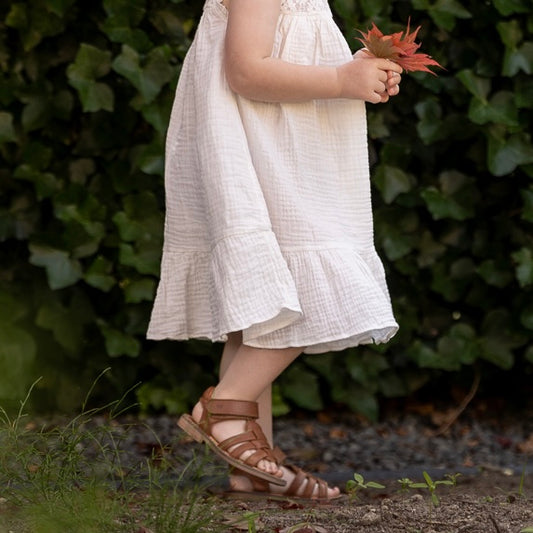 Wheat - sandal Stela - cognac leather