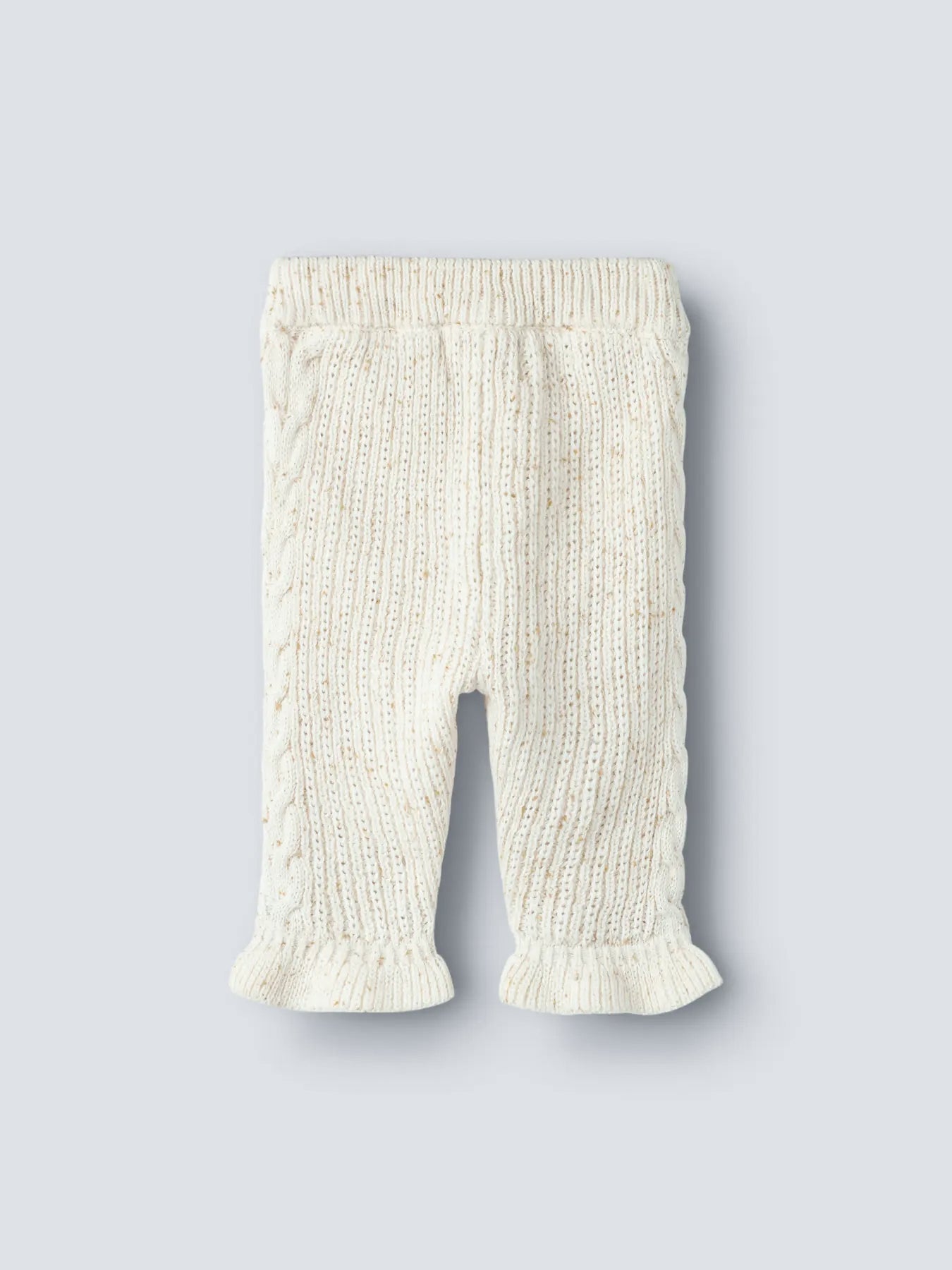 Lil'Atelier - cable knit pants Galto - turtledove