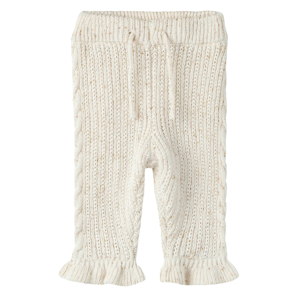 Lil'Atelier - cable knit pants Galto - turtledove