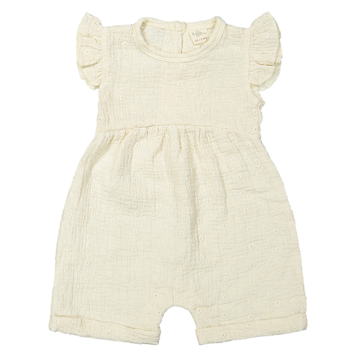 Riffle Amsterdam - woven embroidery suit Ginny - crème
