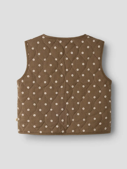 Lil'Atelier - quilt vest Hulla - teak flower
