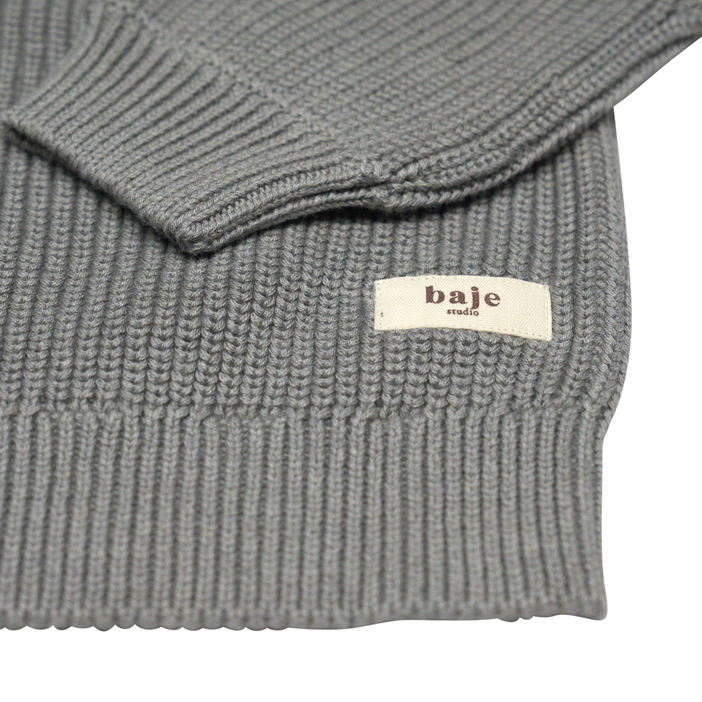 Knitted pullover Harrow ~ greyish blue