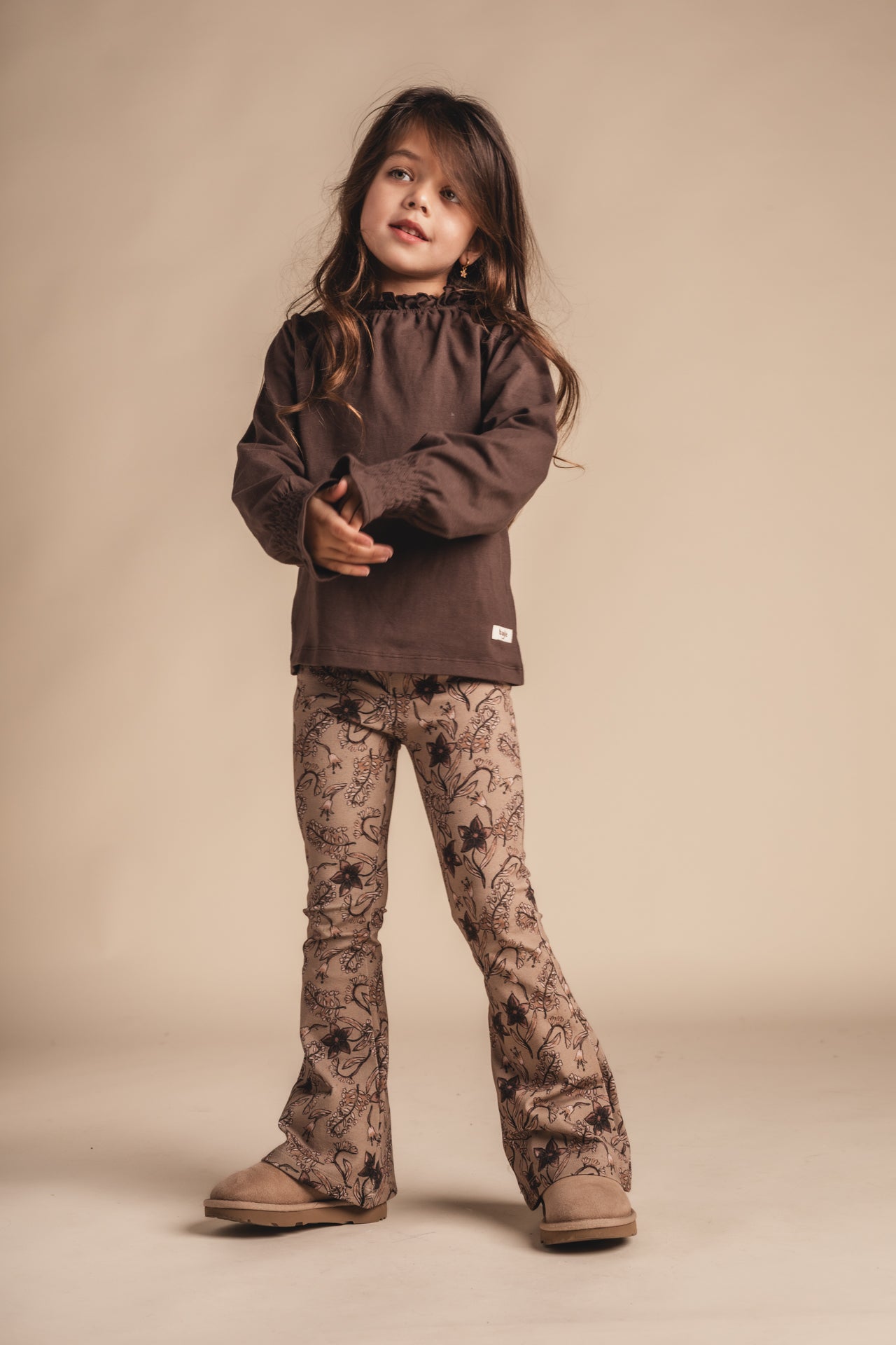 Baje Studio - longsleeve Healy - brown choco