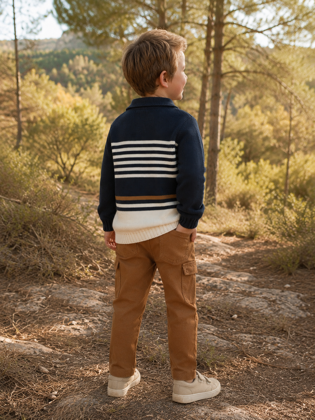 Hust & Claire - heavy twill pants Trevor - chipmunk