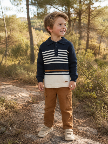Hust & Claire - heavy twill pants Trevor - chipmunk