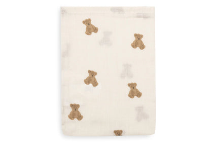 Jollein - hydrofiele washandjes Mini Teddy Bear - 3 stuks