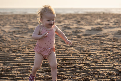 Lil'Atelier - swimsuit baby Helgina - misty rose hearts