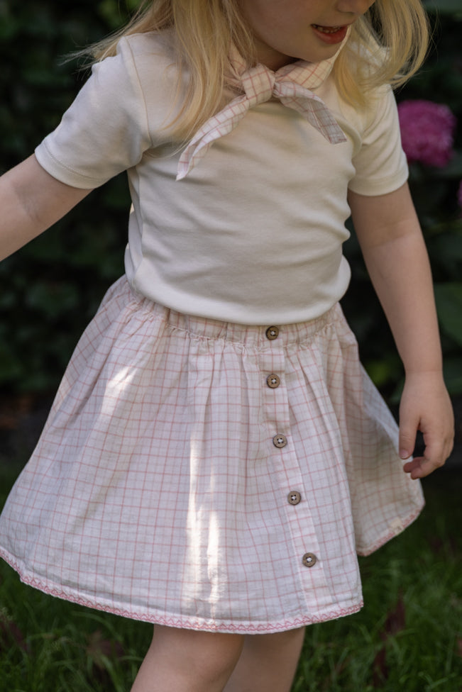 Lil'Atelier - skirt Hedda - rose tan square