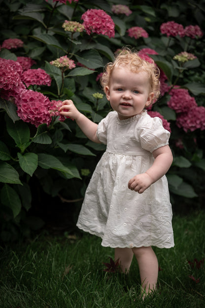 Lil'Atelier - body dress Flores - coconut milk