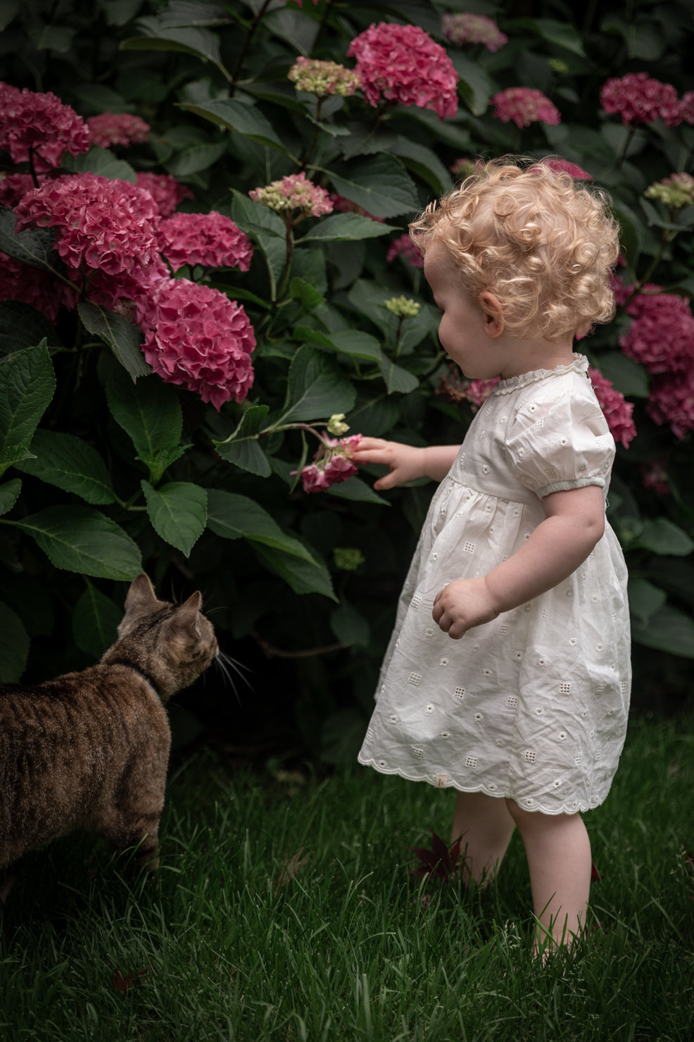 Lil'Atelier - body dress Flores - coconut milk