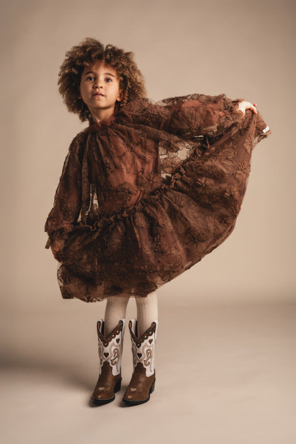 Baje Studio - dress Izebelle - brown copper