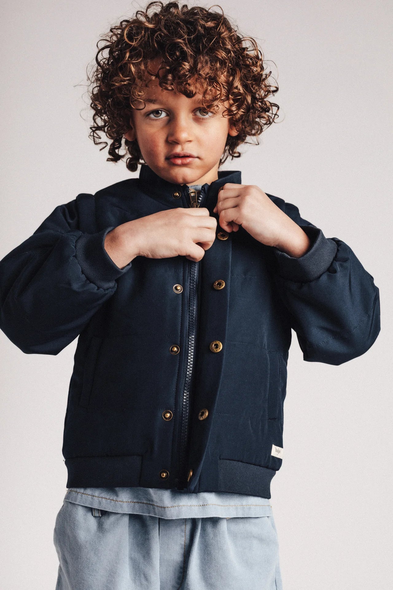 Baje Studio - jacket Montel - blue dark