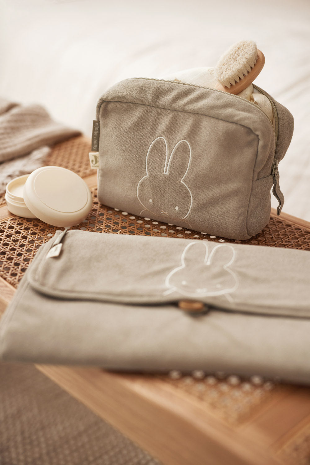 Verschoningsmat Miffy badstof ~ olive green