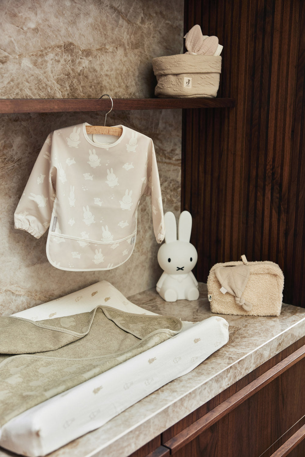 Slab Miffy & Snuffy ~ nougat ~ lange mouwen