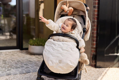 Jollein - voetenzak buggy/kinderwagen Embossed - sand