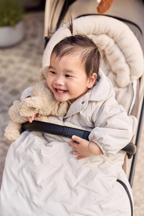 Jollein - voetenzak buggy/kinderwagen Embossed - sand