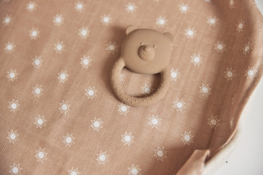 Bijtring Teddy Bear - biscuit