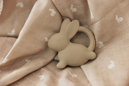 Bijtring Bunny Nougat ~ rubber