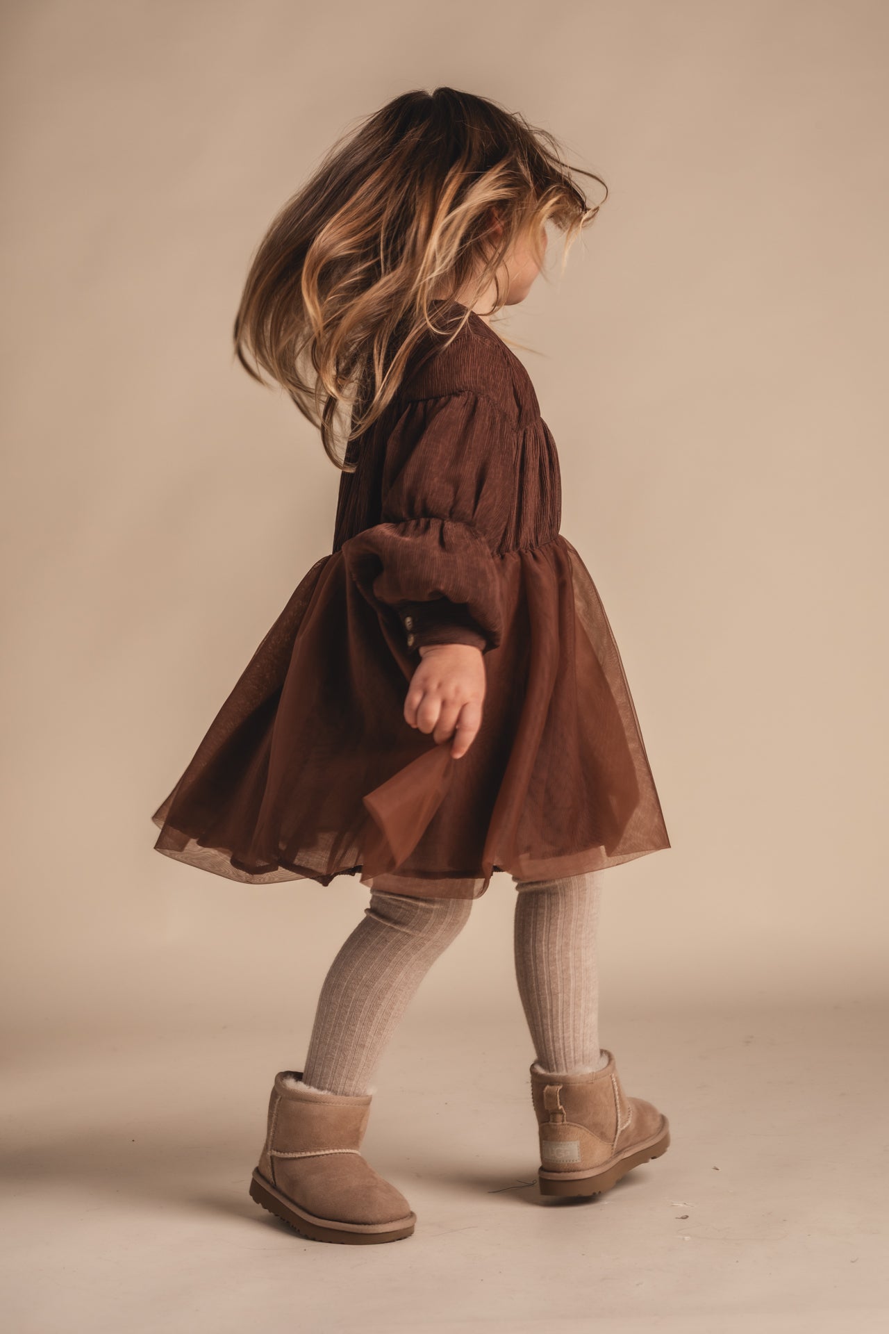 Baje Studio - dress Julia - copper brown