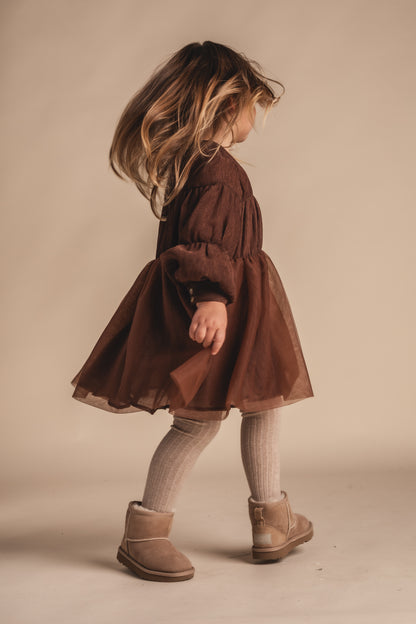 Baje Studio - dress Julia - copper brown