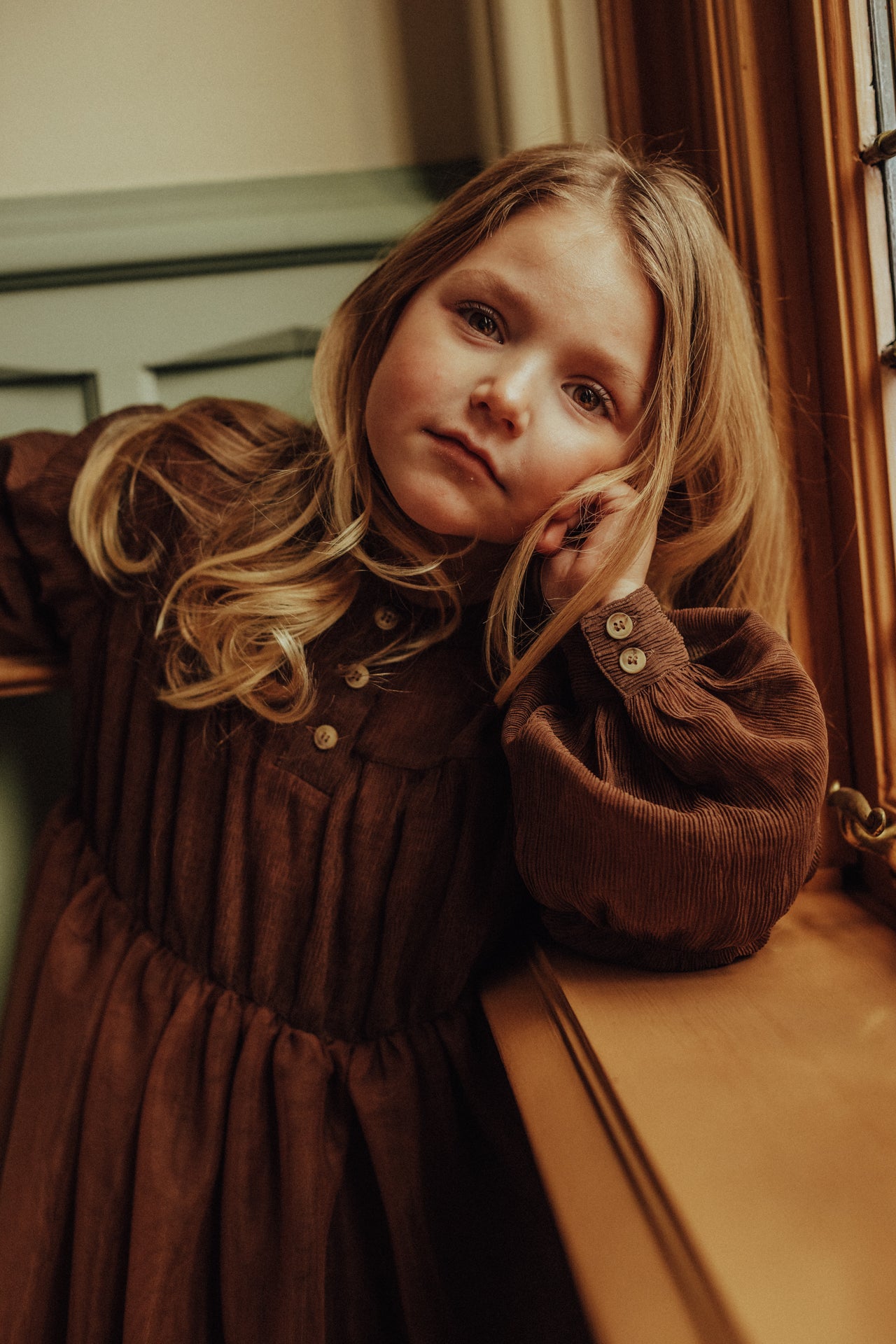 Baje Studio - dress Julia - copper brown