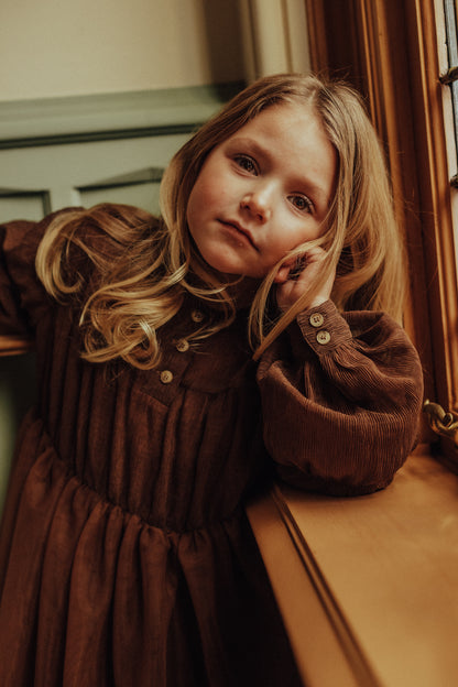 Baje Studio - dress Julia - copper brown