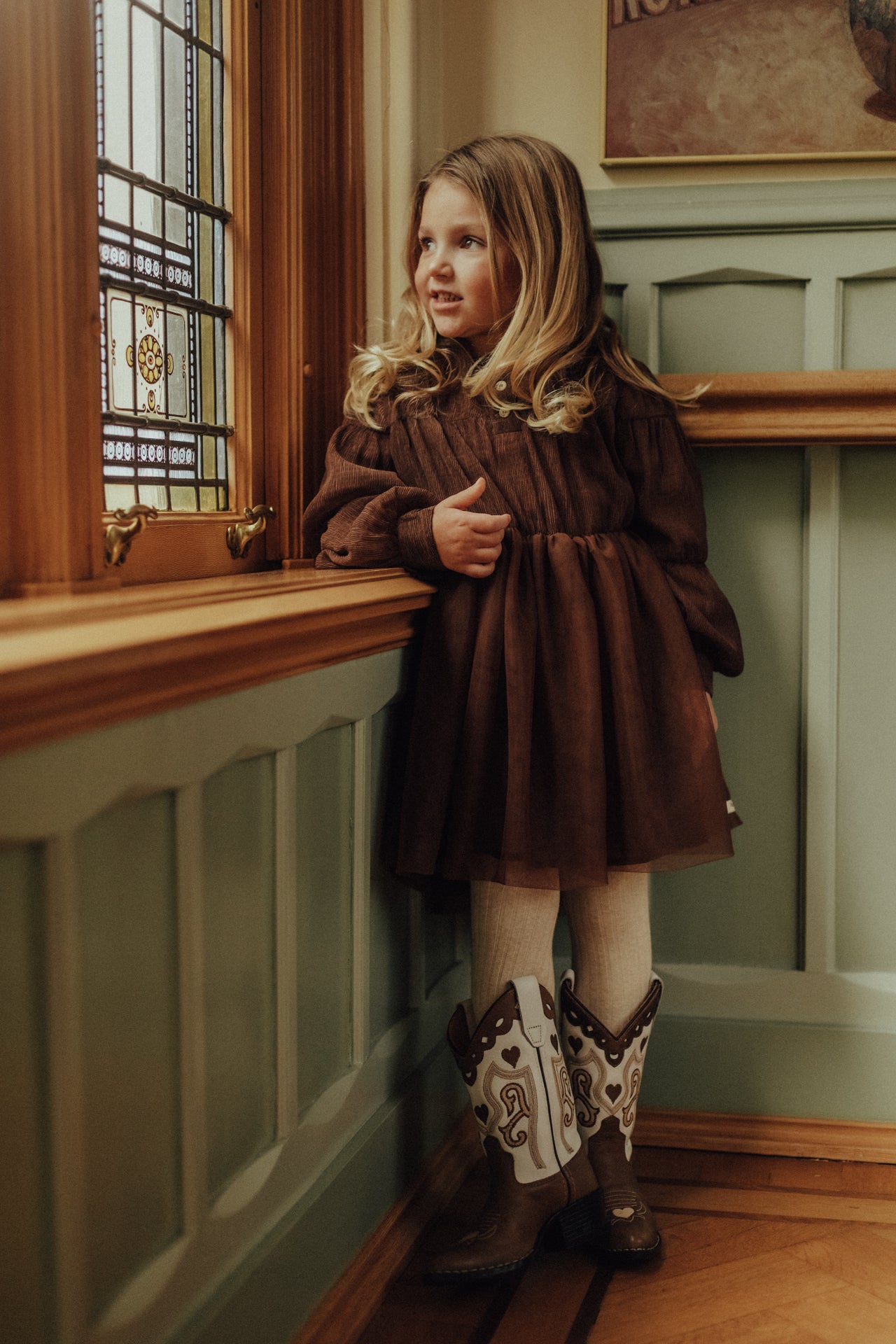 Baje Studio - dress Julia - copper brown