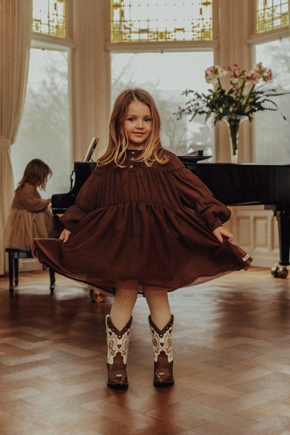 Baje Studio - dress Julia - copper brown