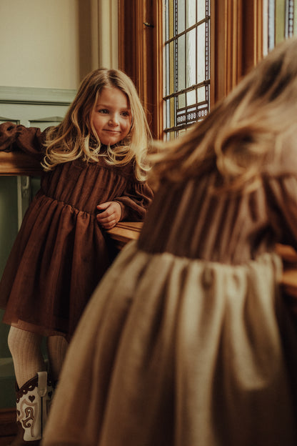Baje Studio - dress Julia - copper brown
