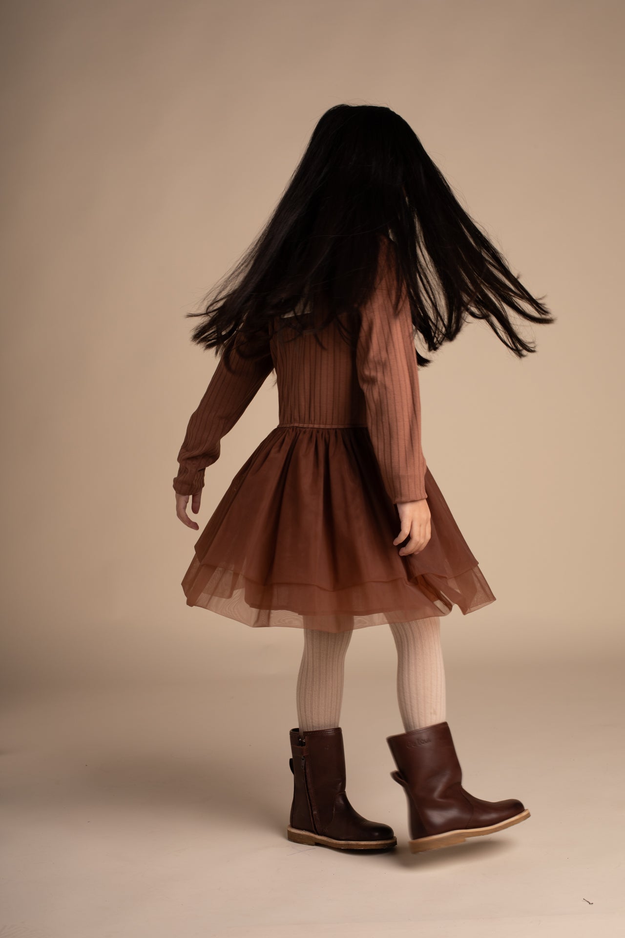 Baje Studio - dress Junna - copper brown