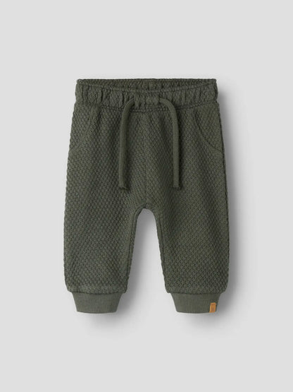 Lil'Atelier - loose sweat pants Noello - kambaba green
