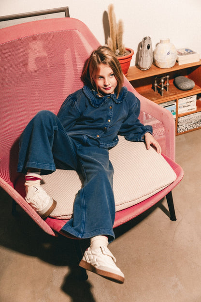 Labo - sweat blouse Mae - blue denim