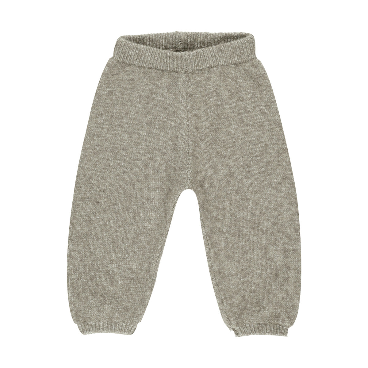 Knitted pants ~ heathered laurel