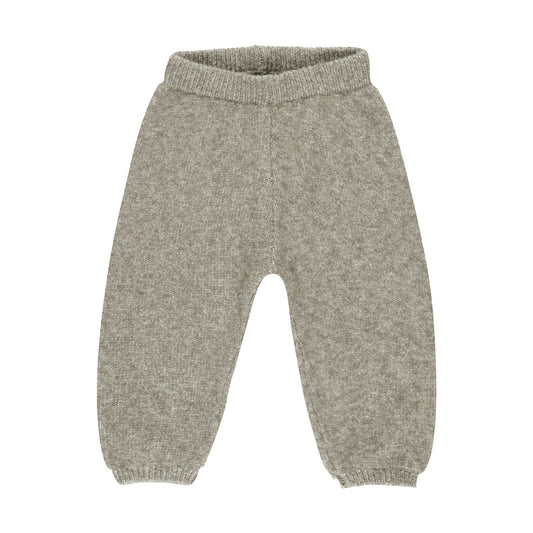 Knitted pants ~ heathered laurel