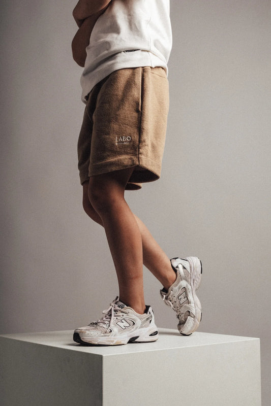 Labo - shorts Lennon - taupe melange