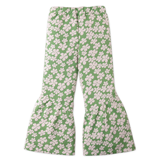 Flower pants Lorelei - green