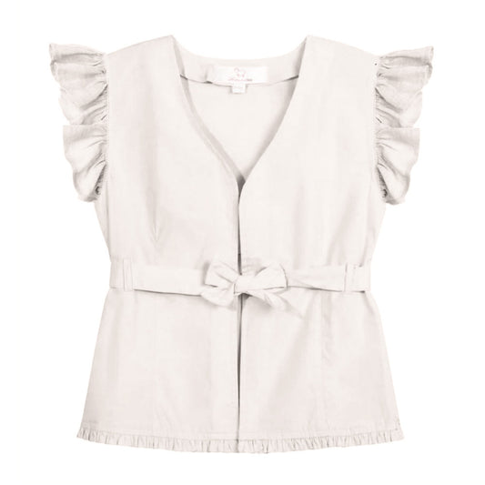 Gilet Elle - antique white