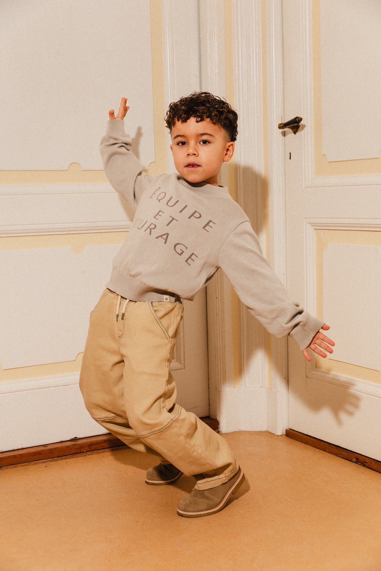 Labo - sweater Lebeau - vanilla