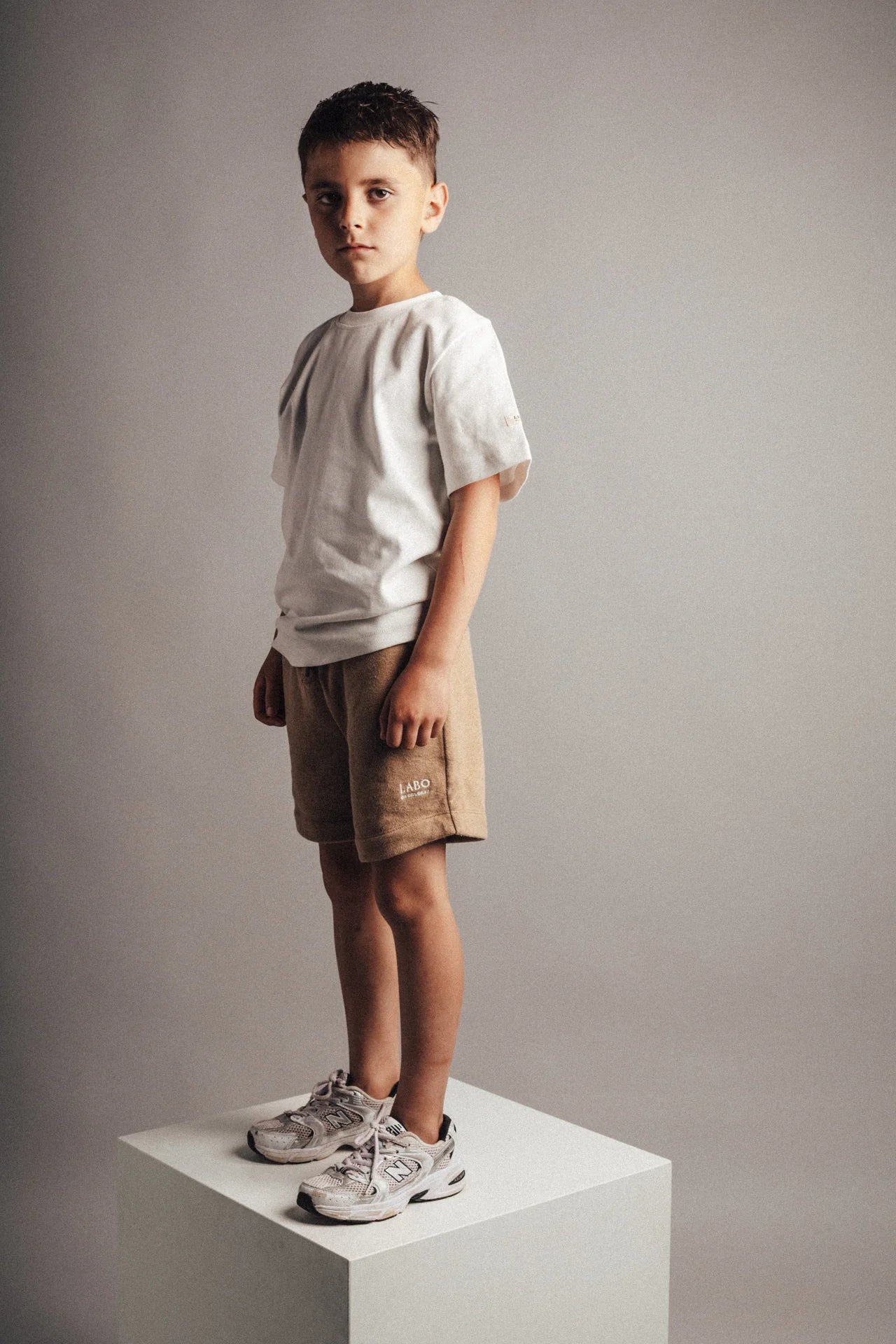 Labo - shorts Lennon - taupe melange